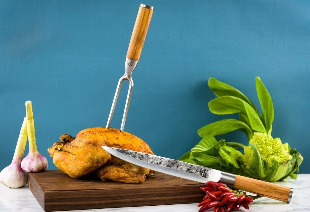 Forged Olive Trancheer Vork - Afbeelding 3