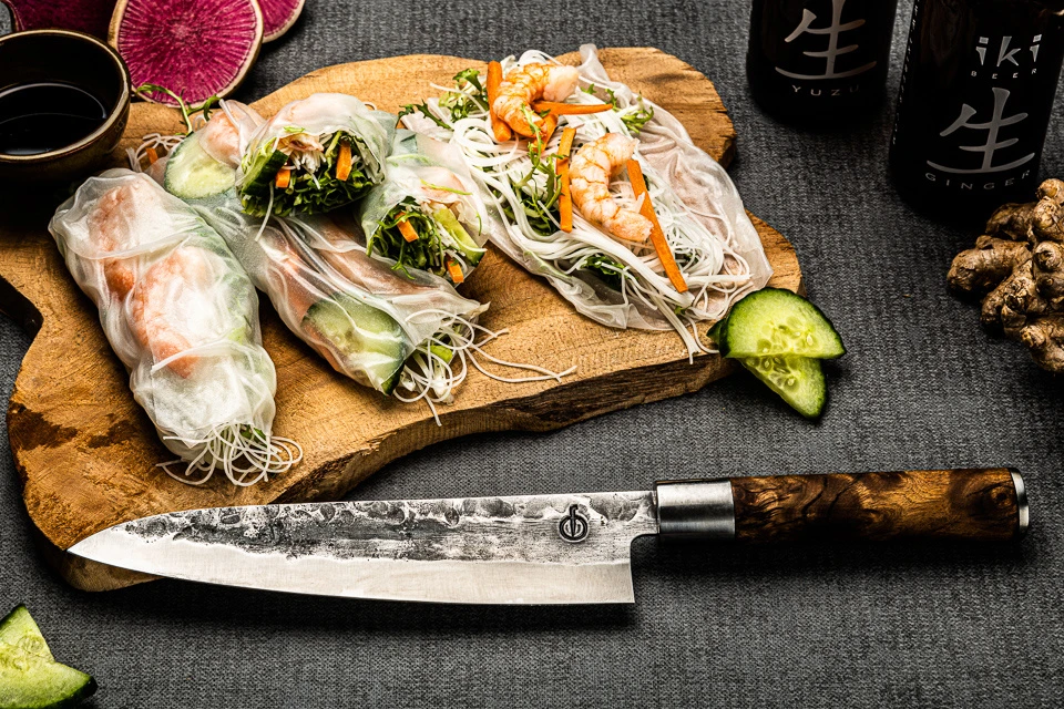 Forged VG10 Santokumes 14 Cm - Afbeelding 2