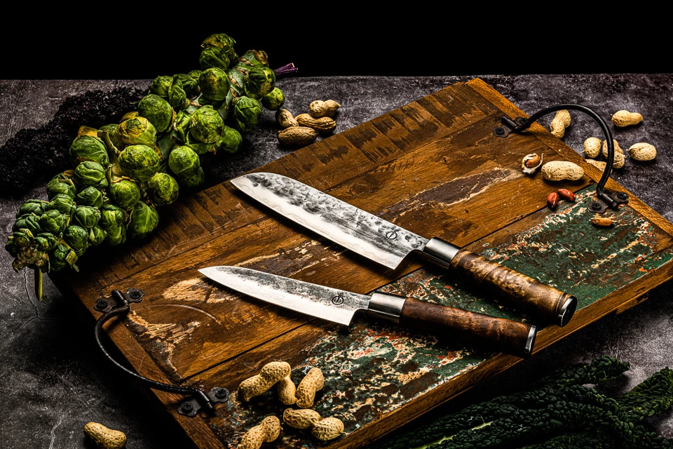 Forged VG10 Santokumes 18 Cm - Afbeelding 2