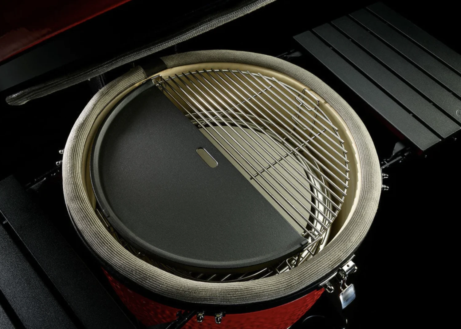 Kamado Joe Halfrond Gietijzeren Grillplaat - Afbeelding 2