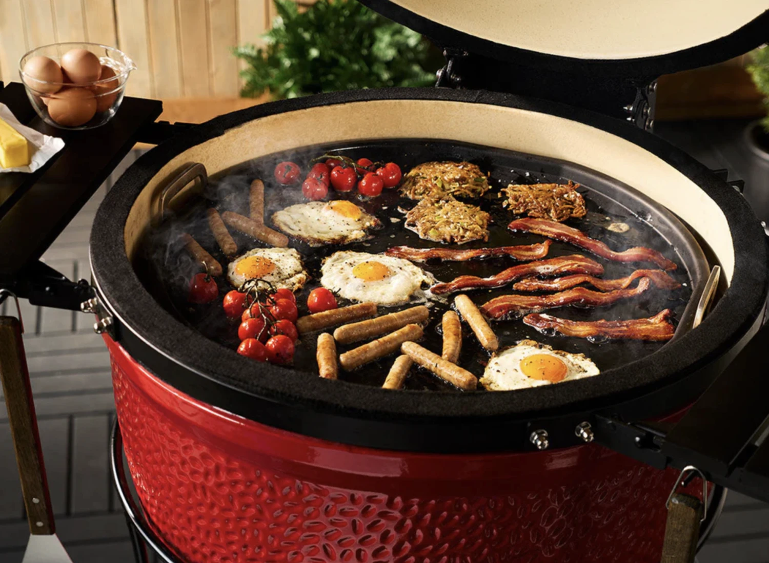 Kamado Joe Halfrond Gietijzeren Grillplaat - Afbeelding 3