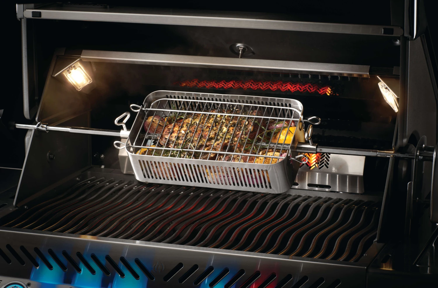 Napoleon Napoleon Verstelbare RVS Grillmand Voor Rotisserie - Afbeelding 2