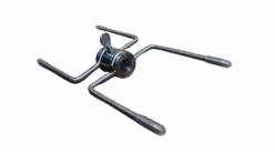 Spit On Fire Dubbele Spit Vork